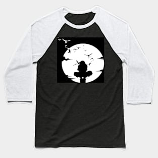 Night Ninja on Moonlight Baseball T-Shirt